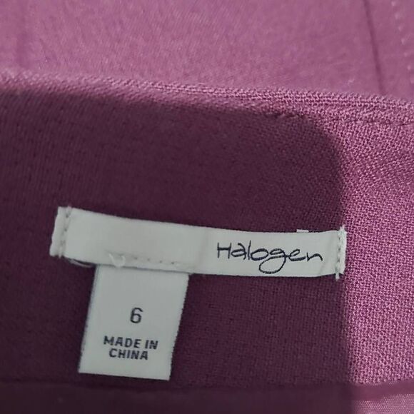 Halogen Purple Pencil Skirt Size 6 - Picture 9 of 9